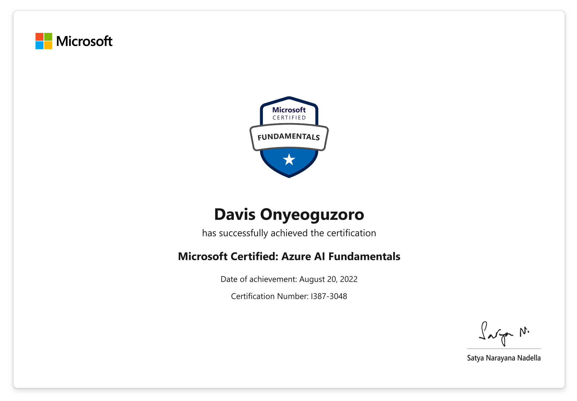 Microsoft Artificial Intelligence